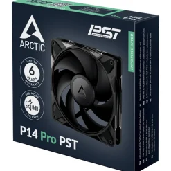 Ventilador Arctic P14 Pro PST 140mm Negro