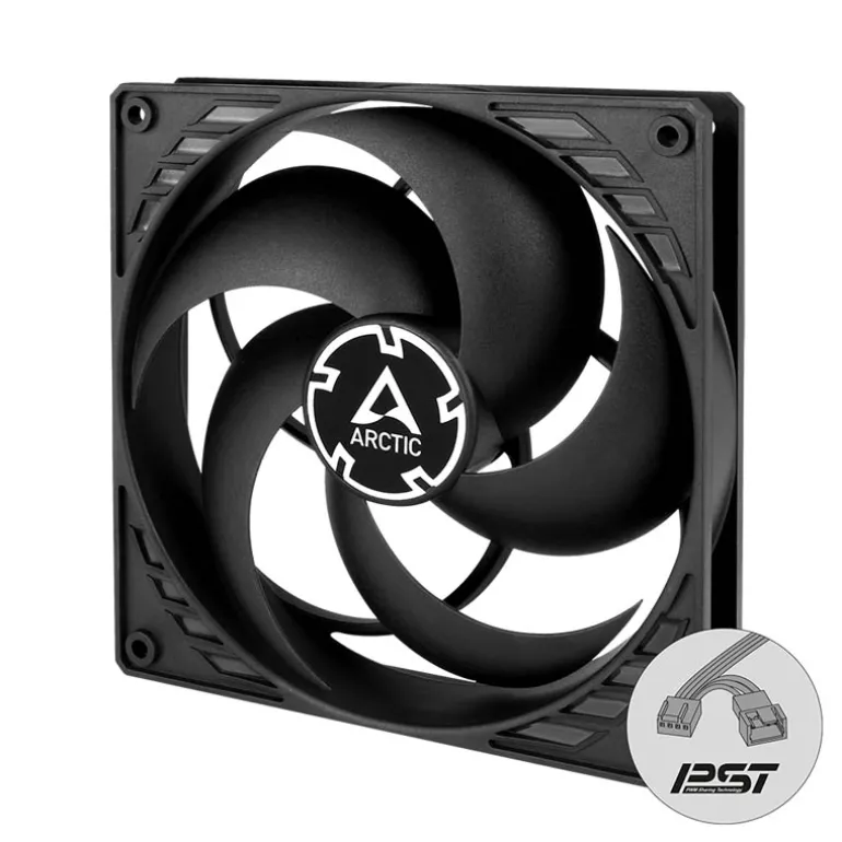 Ventilador Arctic P14 PWM PST 14mm Negro