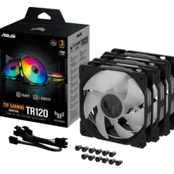 Ventilador Asus TUF Gaming TR120 ARGB 120mm Triple Pack Negro