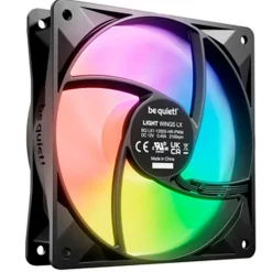 Ventilador be quiet! Light Wings LX ARGB 120mm Triple Pack HS Negro