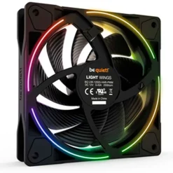 Ventilador be quiet! Light Wings ARGB 120mm Triple Pack HS Negro