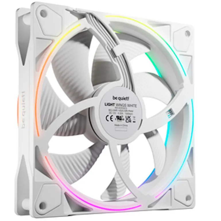 Ventilador be quiet! Light Wings ARGB 140mm Reverse Blanco