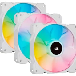 Ventilador Corsair iCUE SP120 White RGB ELITE LED AirGuide Lighting Node CORE (Triple Pack) 120mm