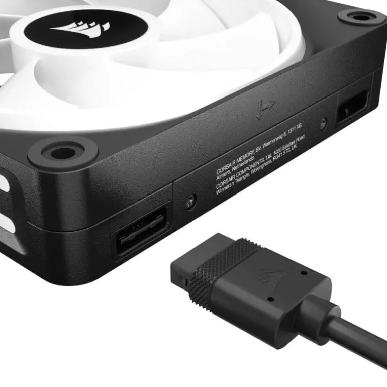 Ventilador Corsair QX120 RGB 120mm Triple Pack Negro