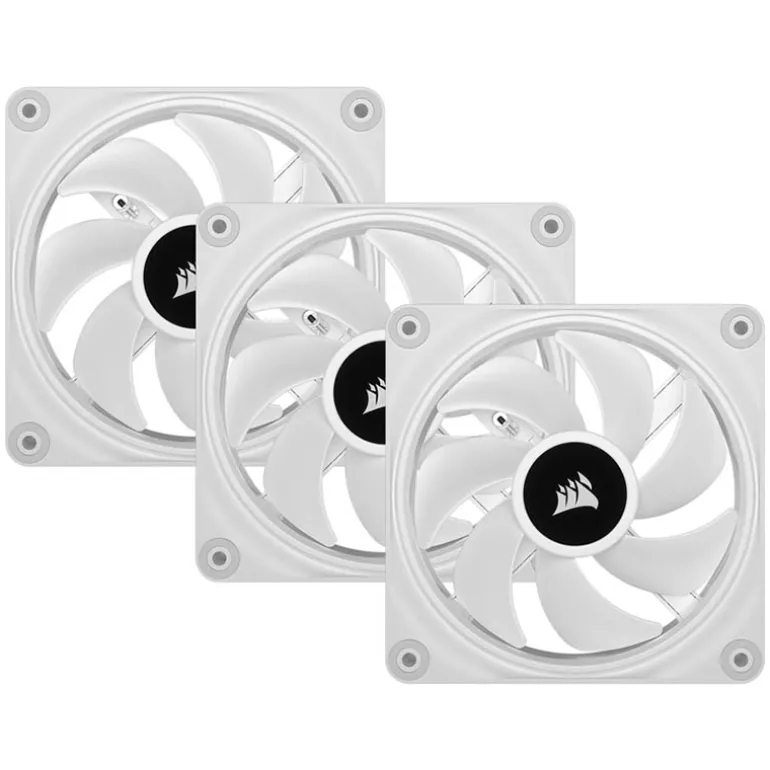 Ventilador Corsair QX120 RGB 120mm Triple Pack Blanco