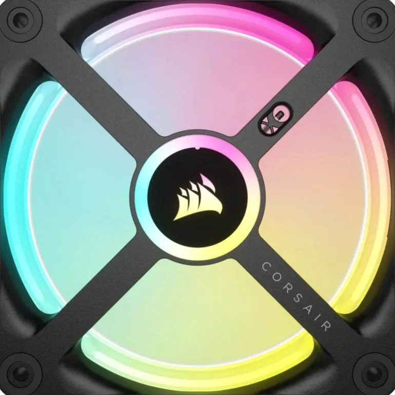 Ventilador Corsair QX140 RGB 140mm Doble Pack Negro