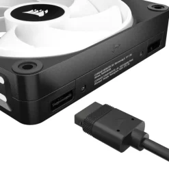 Ventilador Corsair QX140 RGB 140mm Doble Pack Negro