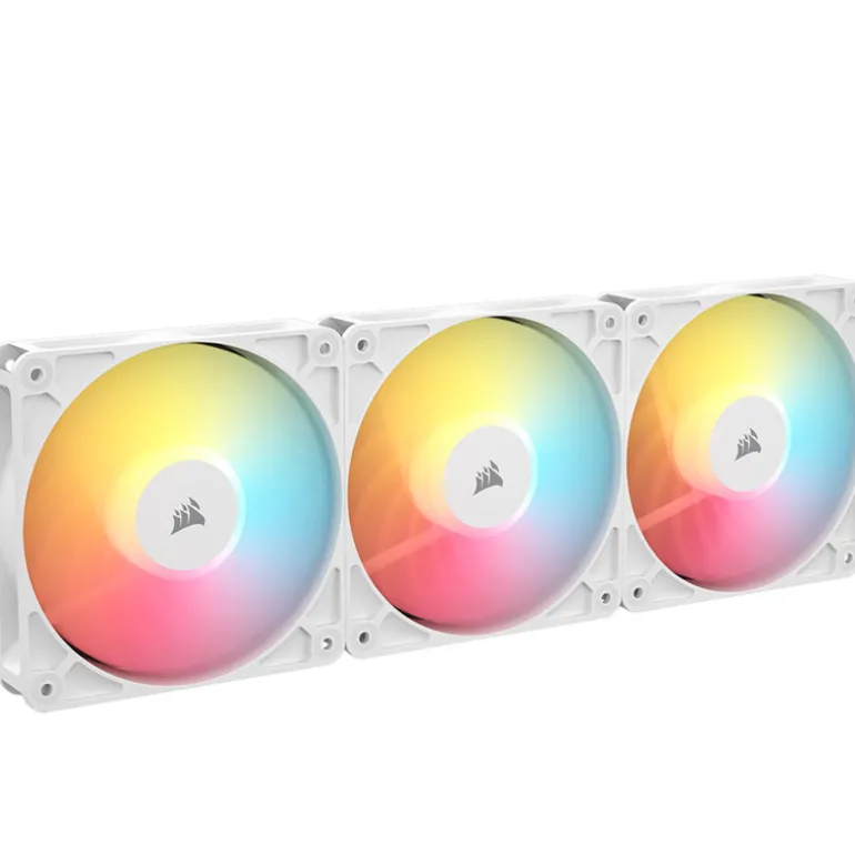 Ventilador Corsair RS120-R ARGB Reverse 120mm Triple Pack Blanco