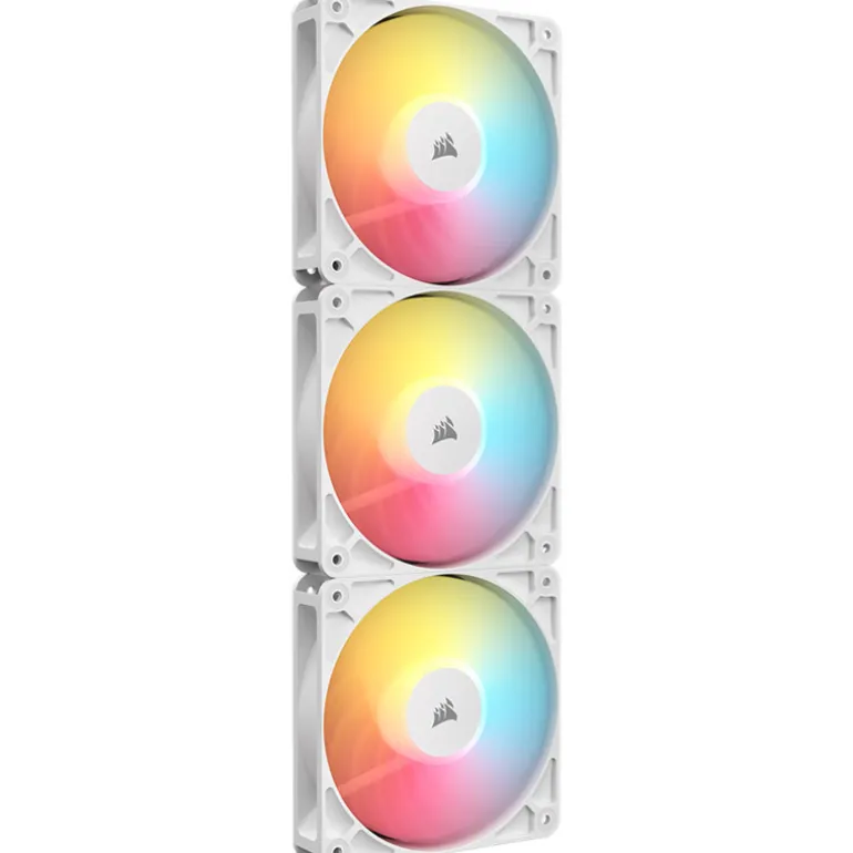 Ventilador Corsair RS120-R ARGB Reverse 120mm Triple Pack Blanco