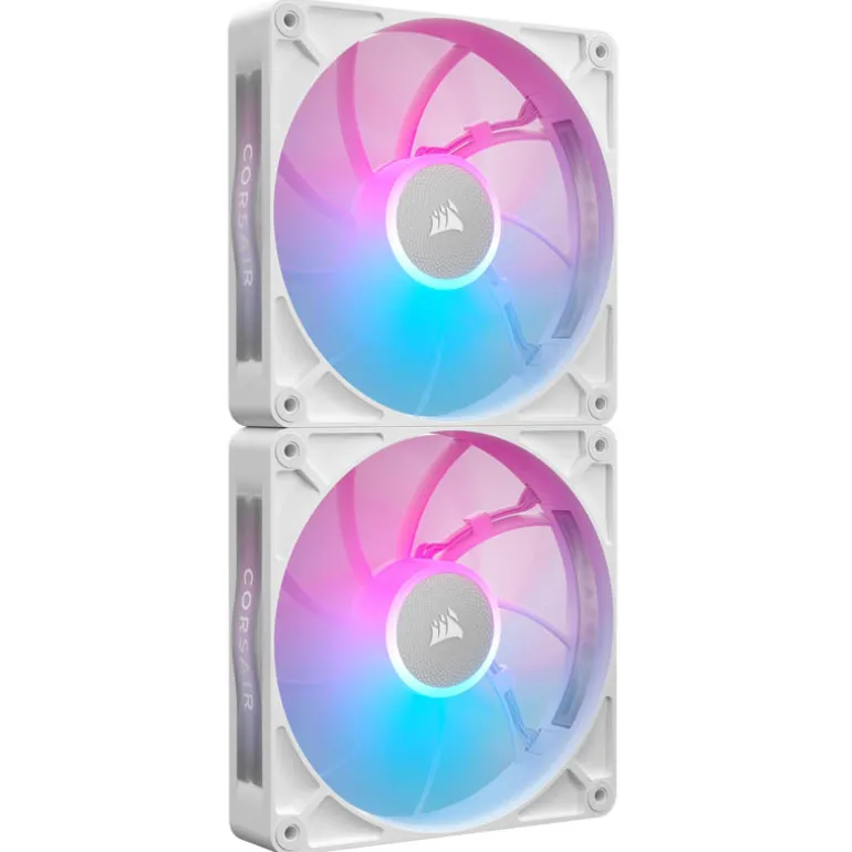 Ventilador Corsair RX140 MAX RGB Dual Pack Blanco