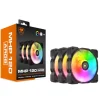 Ventilador Cougar Mhp 120 ARGB Triple Pack Negro