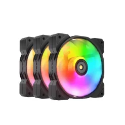 Ventilador Cougar Mhp 120 ARGB Triple Pack Negro