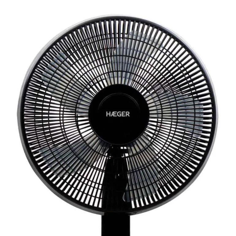Ventilador de Pie Haeger Smooth Wind Negro