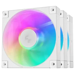 Ventilador DeepCool FD12 ARGB 120mm Triple Pack Blanco