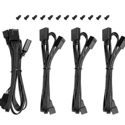 Ventilador DeepCool FL12 ARGB 120mm Triple Pack Negro