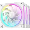 Ventilador DeepCool FL12R ARGB 120mm Triple Pack Blanco