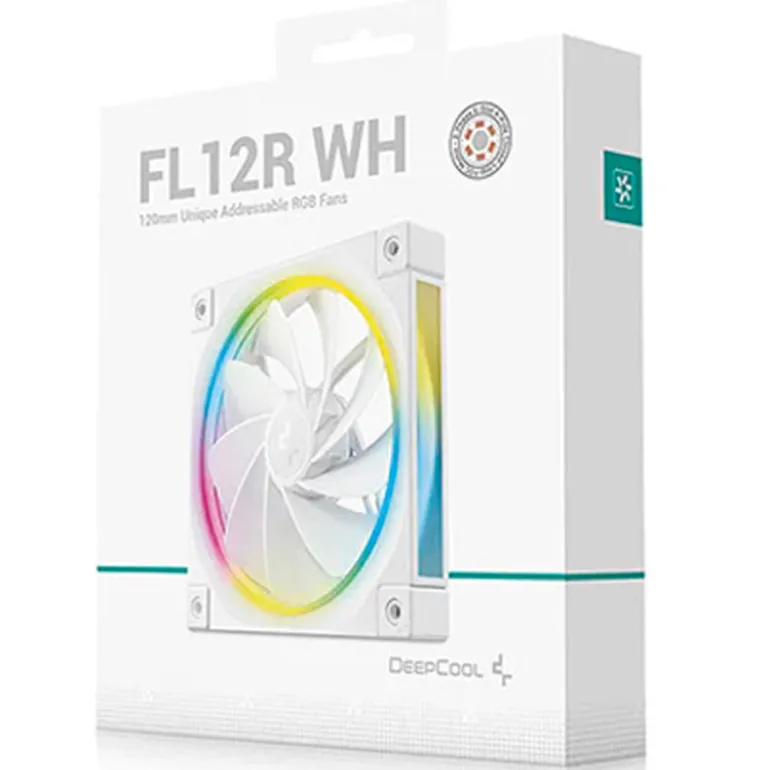 Ventilador DeepCool FL12R ARGB 120mm Blanco