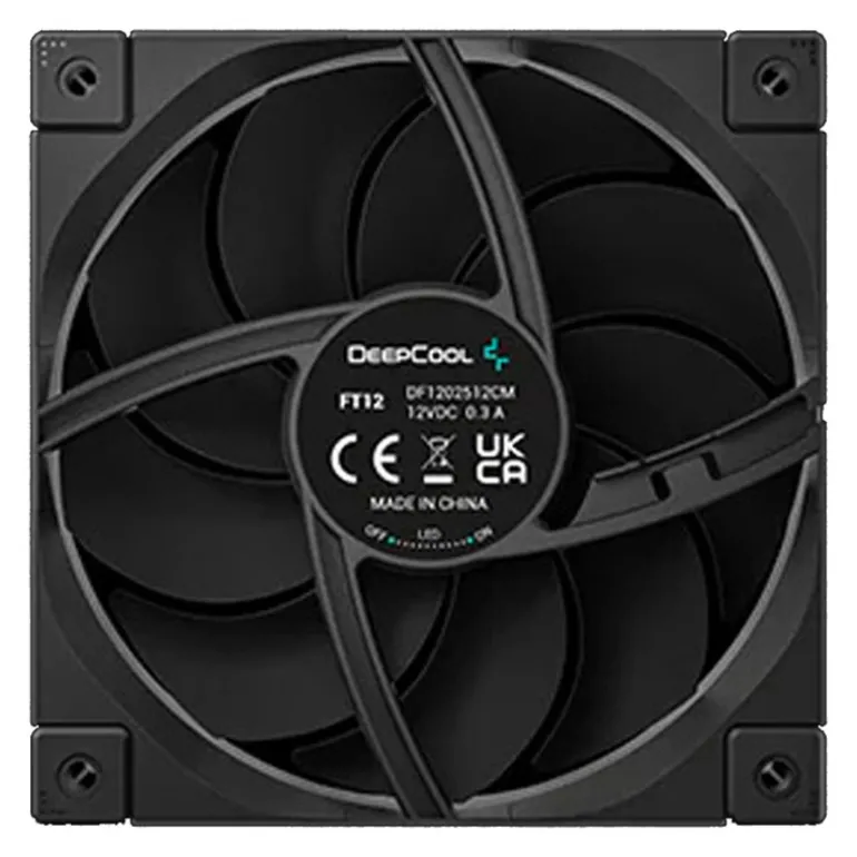 Ventilador DeepCool FT12 120mm Negro