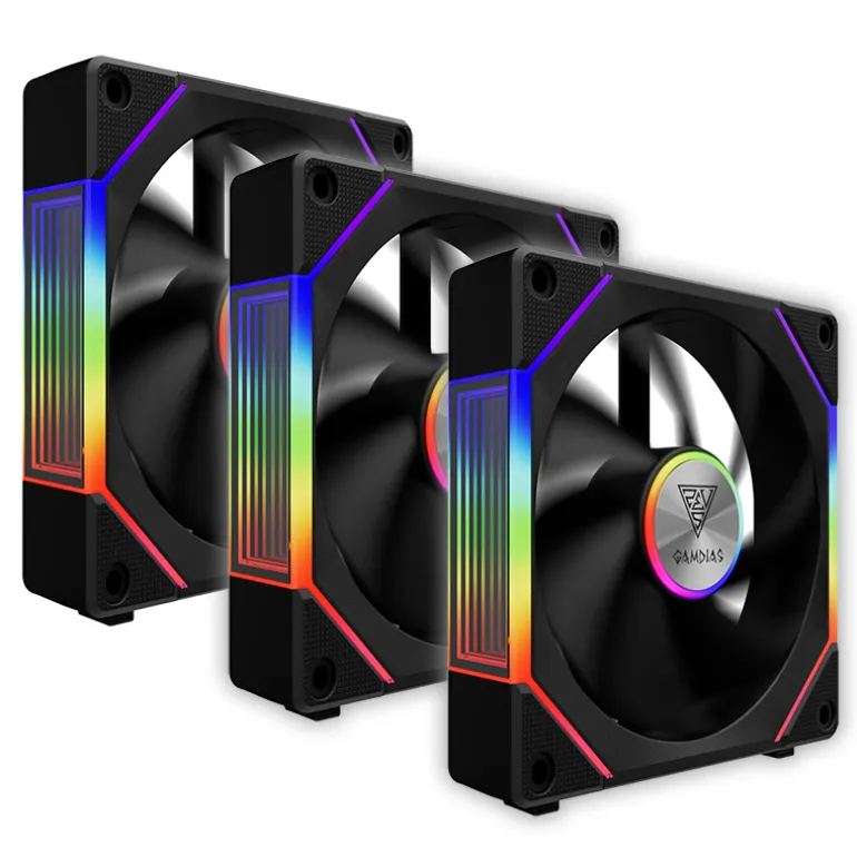 Ventilador Gamdias Aeolus P2-1203 Triple Pack