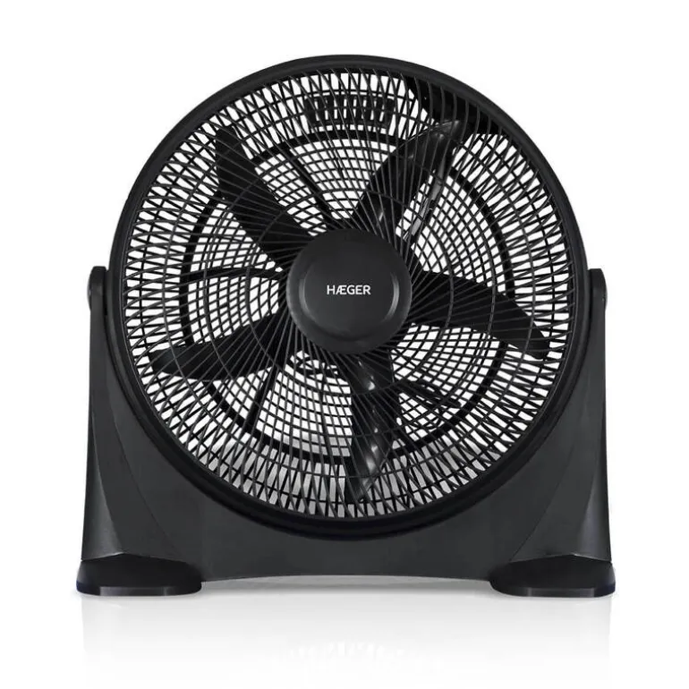 Ventilador Haeger Suelo Hover Wind Negro