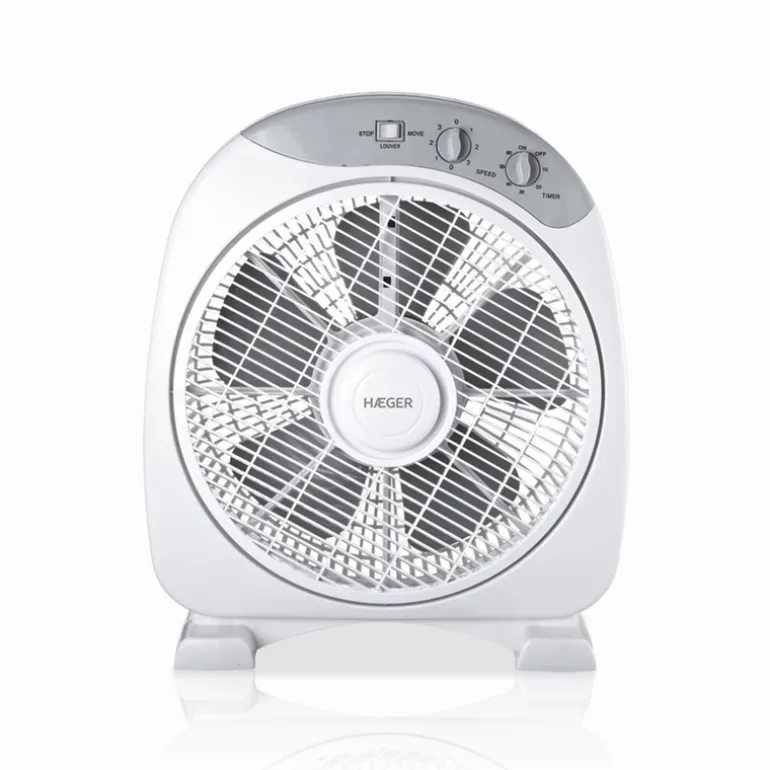 Ventilador Haeger Suelo Home Wind Blanco