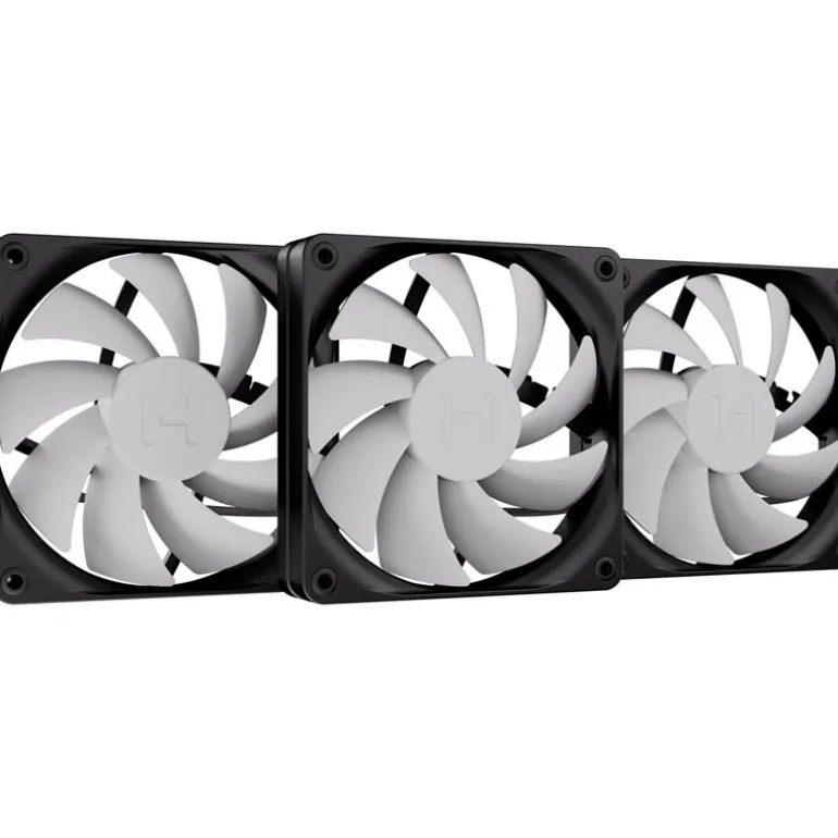 Ventilador Hyte Flow FA12 120mm Triple Pack Negro Gris