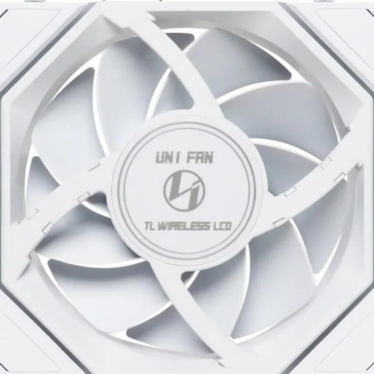 Ventilador Lian Li Uni Fan TL120 Wireless LCD ARGB 120mm Triple Pack Blanco