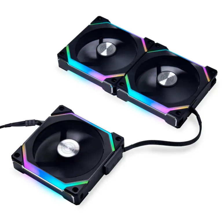 Ventilador Lian Li Uni Fan SL120 V2 aRGB 120mm (Triple Pack) Negro