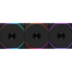 Ventilador Lian Li Uni Fan TL120 Wireless ARGB Reverse Blade 120mm Triple Pack Negro