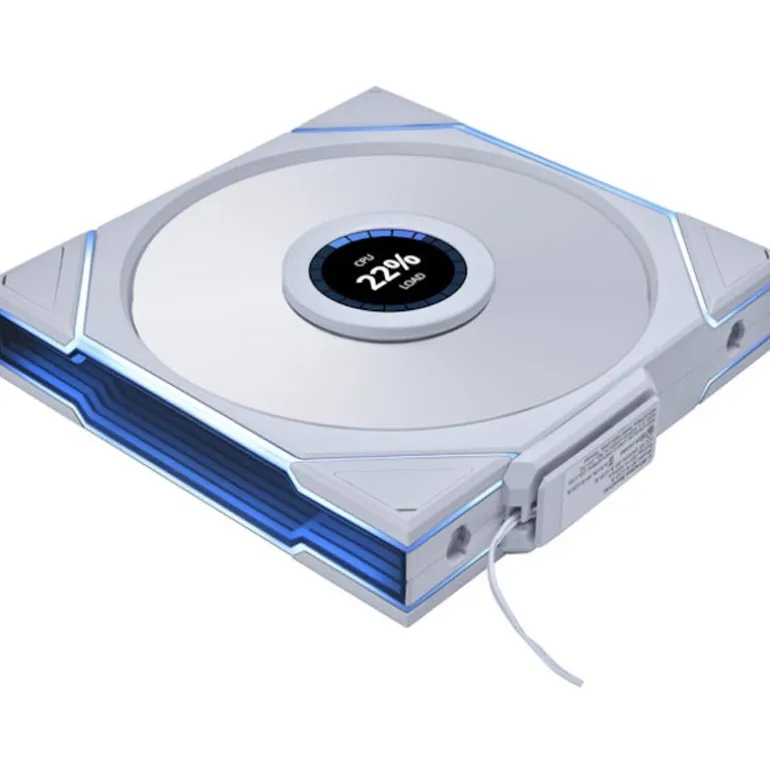 Ventilador Lian Li Uni Fan TL140 Wireless LCD ARGB Reverse 140mm Blanco