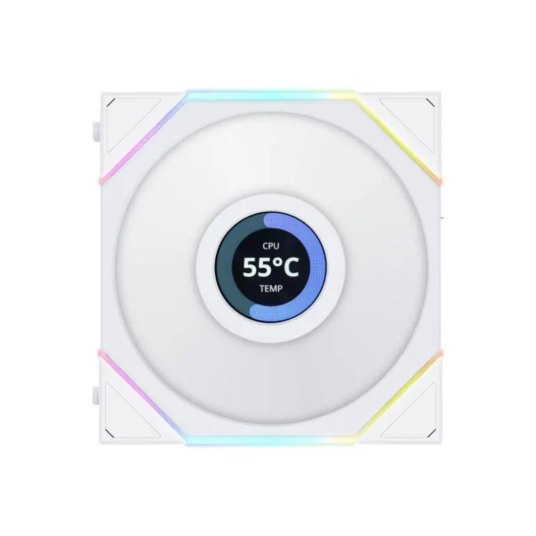 Ventilador Lian Li UNI FAN TL LCD 120mm Triple Pack Blanco