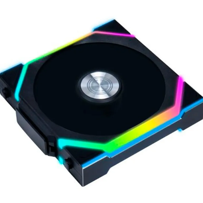 Ventilador Lian Li Uni Fan SL120 Wireless LCD ARGB Reverse Blade 120mm Negro