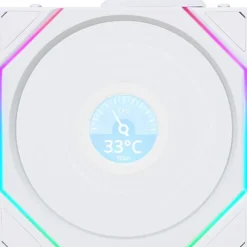 Ventilador Lian Li Uni Fan TL120 Wireless LCD ARGB 120mm Blanco