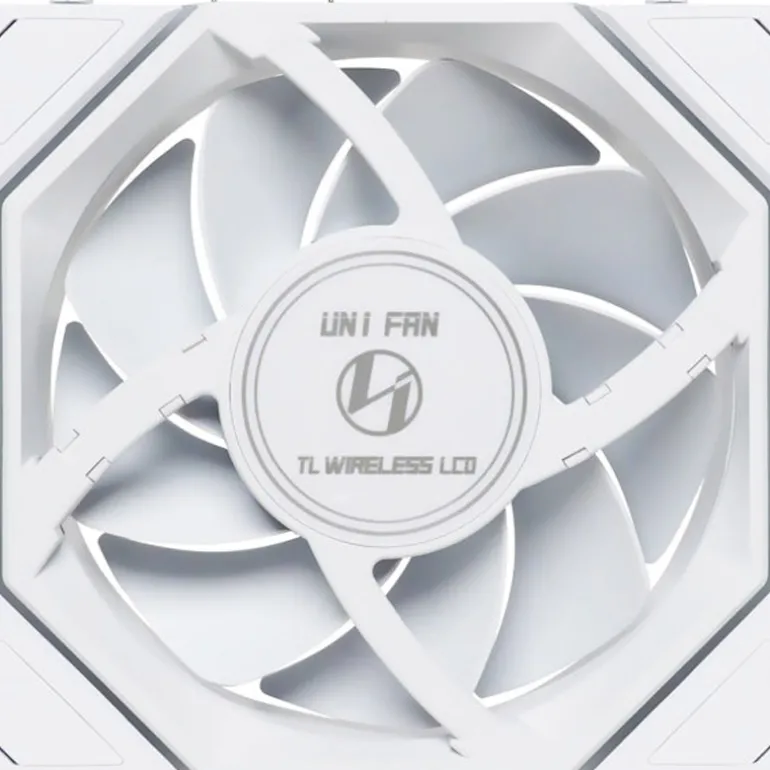 Ventilador Lian Li Uni Fan TL120 Wireless LCD ARGB 120mm Blanco