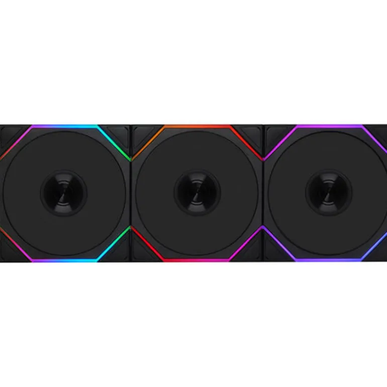 Ventilador Lian Li Uni Fan TL120 Wireless ARGB 120mm Triple Pack Negro