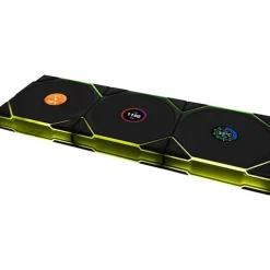 Ventilador Lian Li Uni Fan TL120 Wireless LCD ARGB 120mm Triple Pack Negro