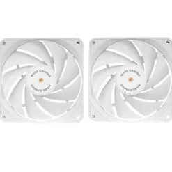 Ventilador Mars Gaming MF-NCLX2 120mm Doble Pack Blanco