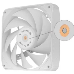 Ventilador Mars Gaming MF-NCLX2 120mm Doble Pack Blanco