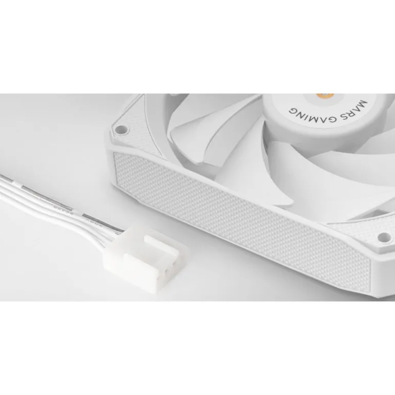 Ventilador Mars Gaming MF-NCLX2 120mm Doble Pack Blanco