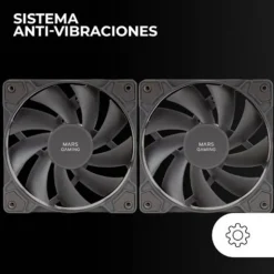 Ventilador Mars Gaming MF-PROX2 120mm Dual Pack Negro
