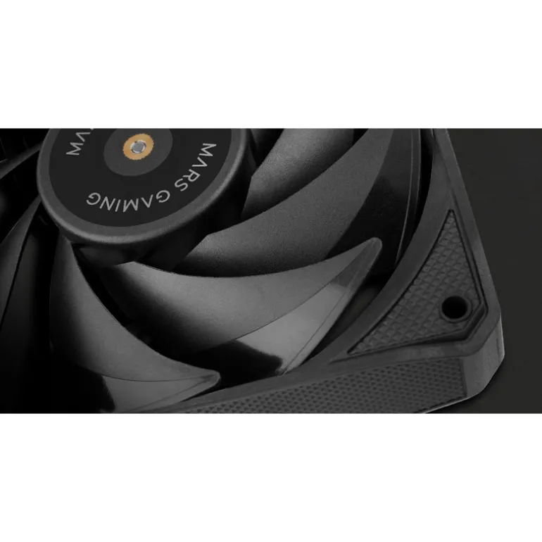 Ventilador Mars Gaming MF-NCLX2 120mm Doble Pack Negro