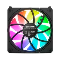 Ventilador Nox Easy Link ARGB PWM 120mm Triple Pack Negro