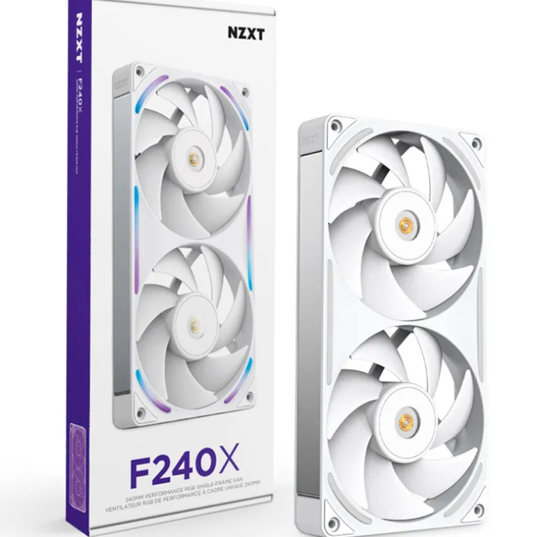 Ventilador NZXT Performance F240X ARGB 240mm Blanco