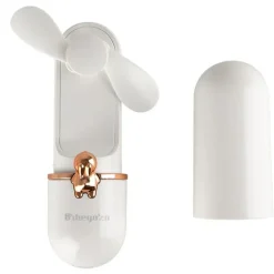 Ventilador Orbegozo Mano HF2500 Blanco/Oro Rosa