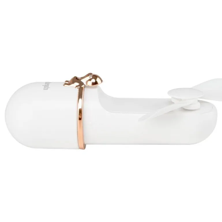 Ventilador Orbegozo Mano HF2500 Blanco/Oro Rosa