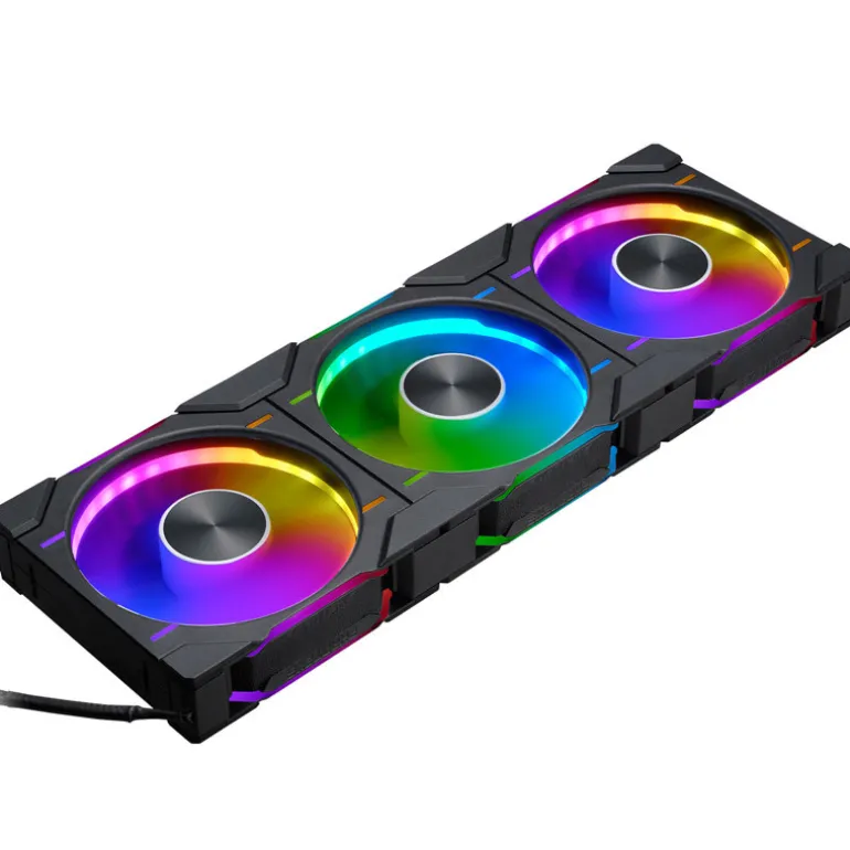 Ventilador Phanteks D30 Pack 3u PWM DRGB 120mm Negro