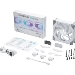 Ventilador Phanteks D30 PWM DRGB 120mm Blanco