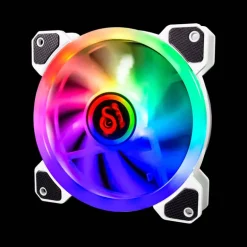 Ventilador Talius Iris Cronos Spectrum ARGB 12cm Blanco