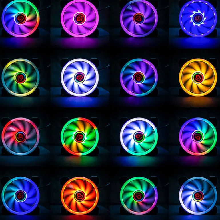 Ventilador Talius Iris Cronos Spectrum ARGB 12cm Blanco