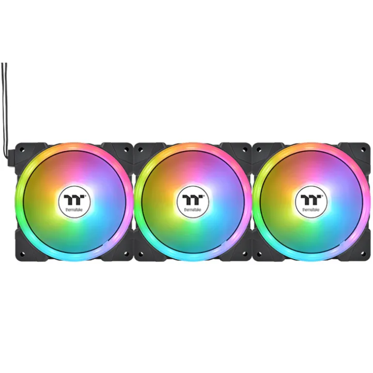 Ventilador Thermaltake Swafan EX12 ARGB 120mm Triple Pack Negro